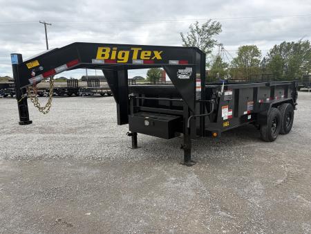 New 2026 BIG TEX TRAILERS 14GX-14BK6SIRPD (83  x 14') 15.9K Gooseneck Dump Trailer