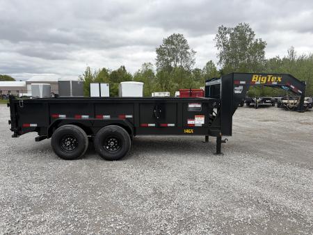 New 2026 BIG TEX TRAILERS 14GX-14BK6SIRPD (83" x 14') 15.9K Gooseneck Dump Trailer