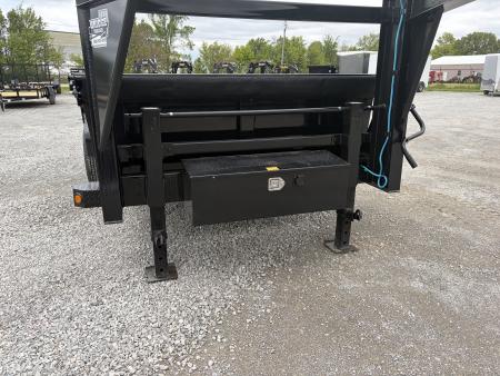 New 2026 BIG TEX TRAILERS 14GX-14BK6SIRPD (83" x 14') 15.9K Gooseneck Dump Trailer