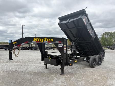 New 2026 BIG TEX TRAILERS 14GX-14BK6SIRPD (83" x 14') 15.9K Gooseneck Dump Trailer