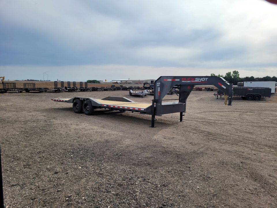 New 2026 Buckshot 102"x26' Gooseneck Tilt Trailer W/8k Axles