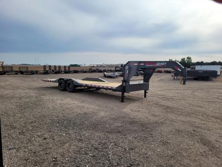 New 2026 Buckshot 102"x26' Gooseneck Tilt Trailer W/8k Axles