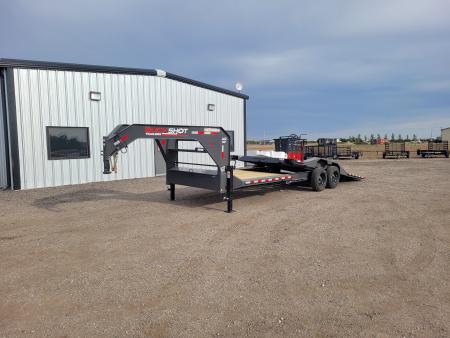 New 2026 Buckshot 102"x26' Gooseneck Tilt Trailer W/8k Axles