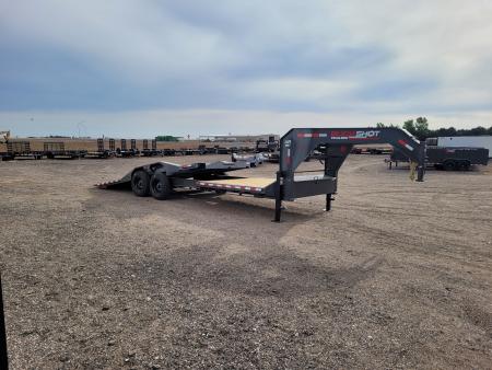 New 2026 Buckshot 102"x26' Gooseneck Tilt Trailer W/8k Axles