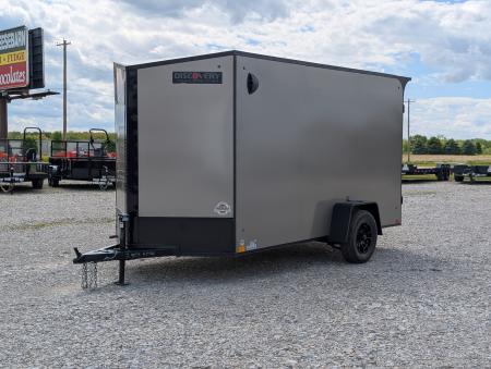 New 2026 Discovery 6x12' Cargo Trailer - Rear Spoiler