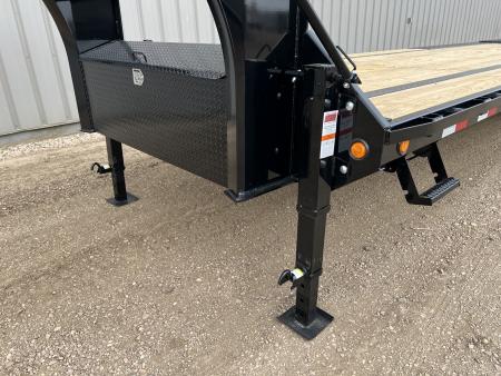 New 2027 PJ Trailers 32' Gooseneck Triple Axle Flatbed Trailer