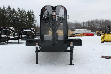 New 2026 Moritz FDGH Hydraulic Tail 30' GOOSENECK Deckover Flatbed Trailer- 25900# GVW