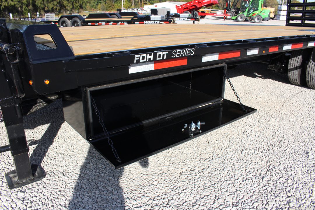 New 2026 Moritz FDPH DT 20' + 5' - Pintle Ring Deckover Equipment Trailer - 40000# GVW
