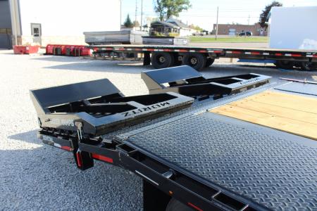 New 2026 Moritz FDPH DT 20' + 5' - Pintle Ring Deckover Equipment Trailer - 40000# GVW