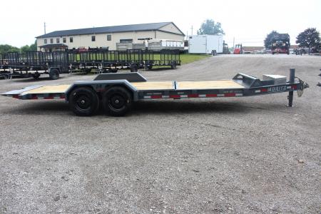 New 2026 Moritz 7' x 16' + 6' Low Pro - Gravity Tilt - Tilt Trailer - 16000# GVW