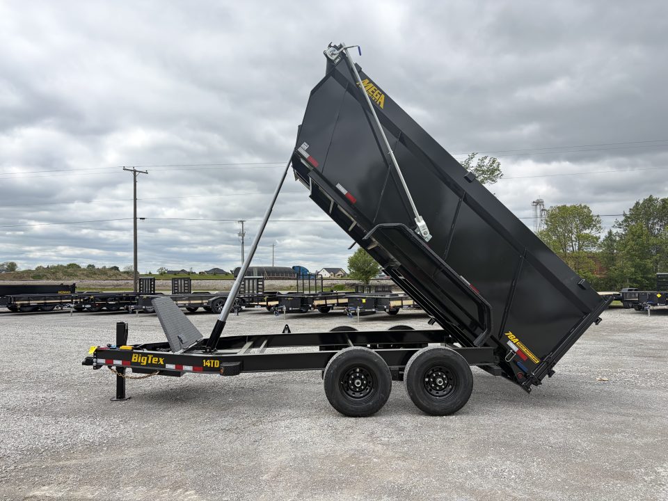 New 2026 Big Tex Trailers 14TD-14C4A-XBK (83" X 14') 15.4 Highside Telescopic Dump Trailer
