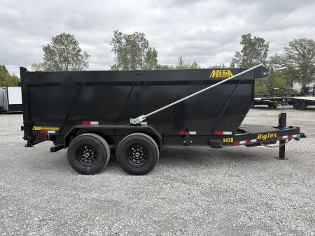 New 2026 Big Tex Trailers 14TD-14C4A-XBK (83" X 14') 15.4 Highside Telescopic Dump Trailer