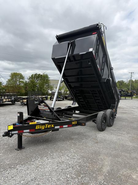 New 2026 Big Tex Trailers 14TD-14C4A-XBK (83" X 14') 15.4 Highside Telescopic Dump Trailer