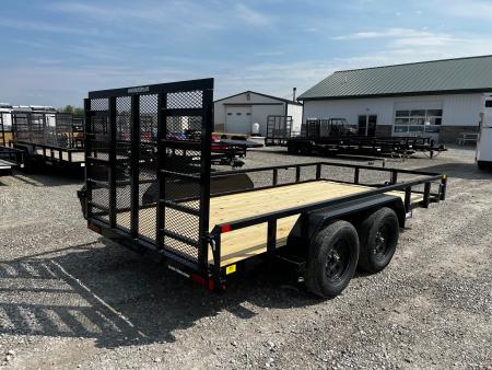 New 2026 Sure-Trac 7 x 14 Tube Top 7K Utility Trailer