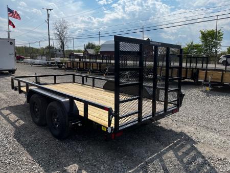 New 2026 Sure-Trac 7 x 14 Tube Top 7K Utility Trailer