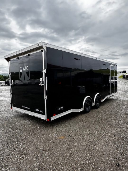 New 2026 ATC 8.5 x 24 ROM450 Enclosed Car Hauler w/ Relax & Plus Package
