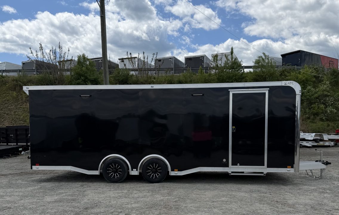 New 2026 ATC 8.5 x 24 ROM450 Enclosed Car Hauler w/ Relax & Plus Package
