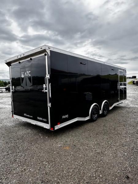 New 2026 ATC 8.5 x 24 ROM450 Enclosed Car Hauler w/ Relax & Plus Package