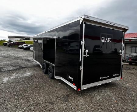 New 2026 ATC 8.5 x 24 ROM450 Enclosed Car Hauler w/ Relax & Plus Package