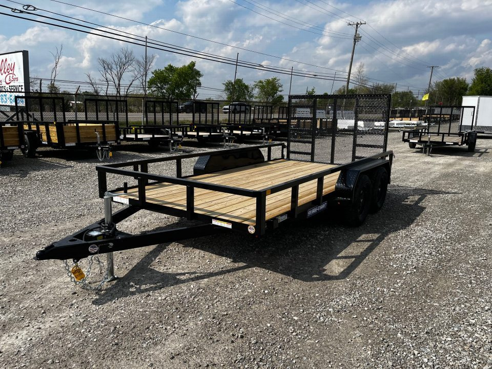New 2026 Sure-Trac 7 x 14 Tube Top 7K Utility Trailer