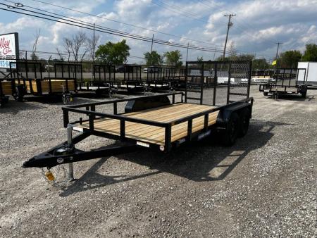 New 2026 Sure-Trac 7 x 14 Tube Top 7K Utility Trailer