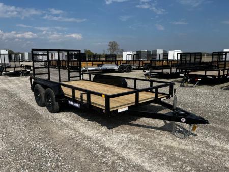 New 2026 Sure-Trac 7 x 14 Tube Top 7K Utility Trailer