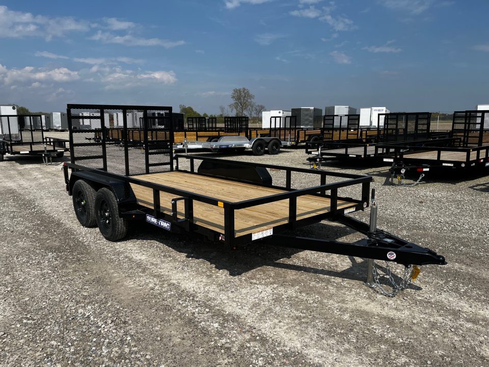New 2026 Sure-Trac 7 x 14 Tube Top 7K Utility Trailer