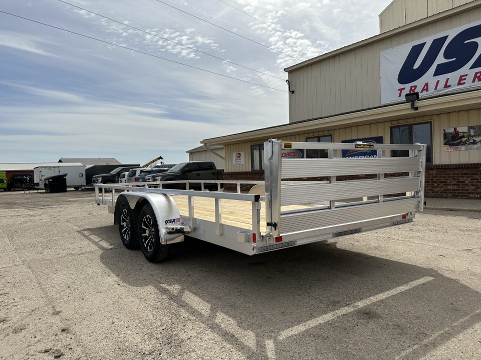 New 2026 H&H Trailers 82x18 Rail Side 7K Landscape Trailer