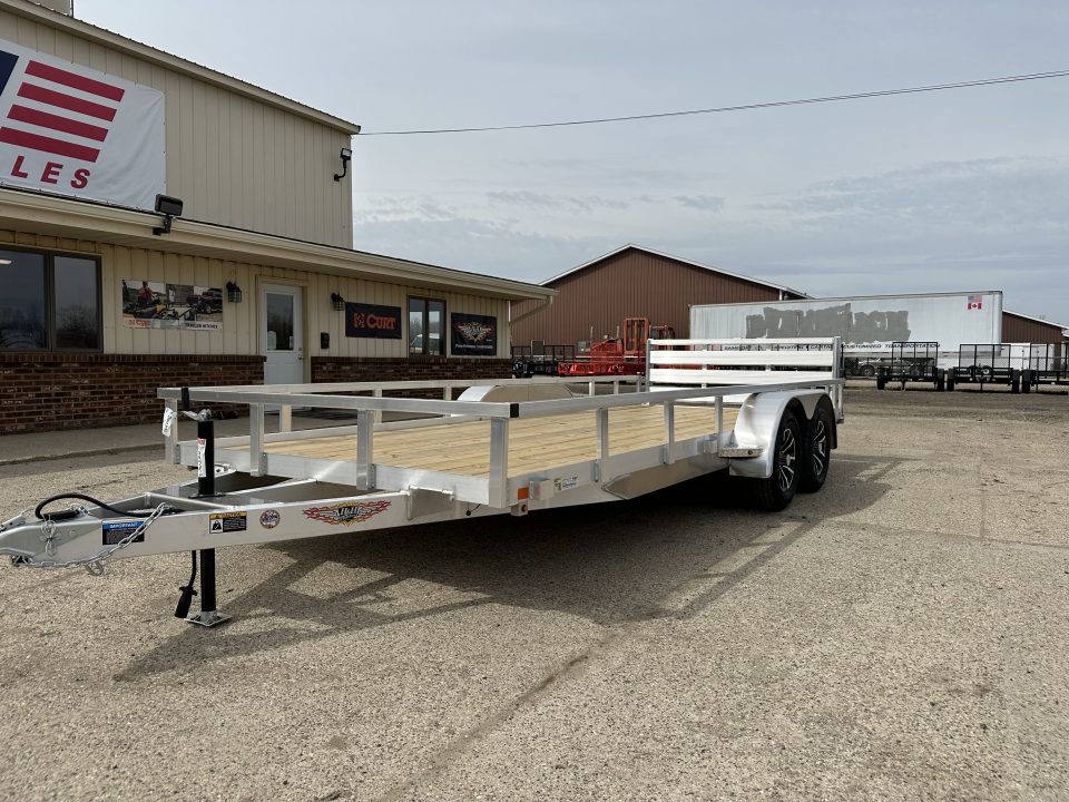New 2026 H&H Trailers 82x18 Rail Side 7K Landscape Trailer
