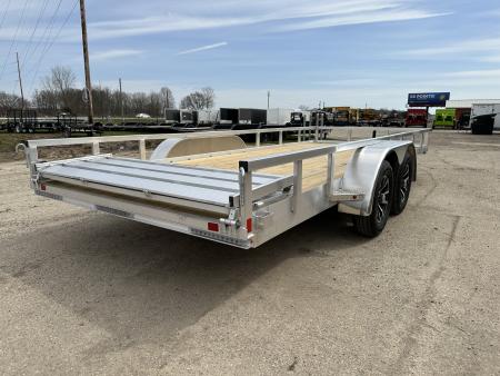 New 2026 H&H Trailers 82x18 Rail Side 7K Landscape Trailer