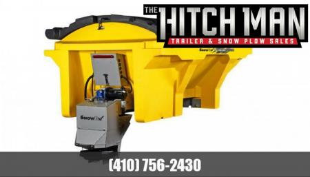New SnowEx 2.2CY Renegade Helixx P220A Poly Hopper Spreader **w/Lid, Inverted V, & Helixx Auger
