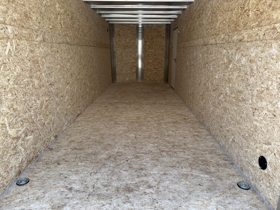 New 2027 Bighorn R&M 7x20+2’V 7K 7ft tall Rear Ramp Enclosed Cargo Trailer