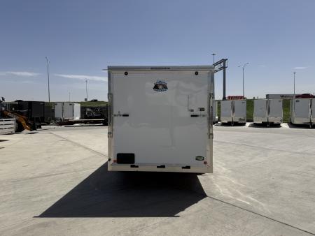 New 2027 Bighorn R&M 7x20+2’V 7K 7ft tall Rear Ramp Enclosed Cargo Trailer