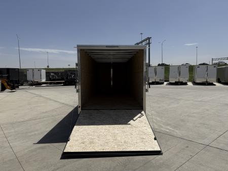 New 2027 Bighorn R&M 7x20+2’V 7K 7ft tall Rear Ramp Enclosed Cargo Trailer