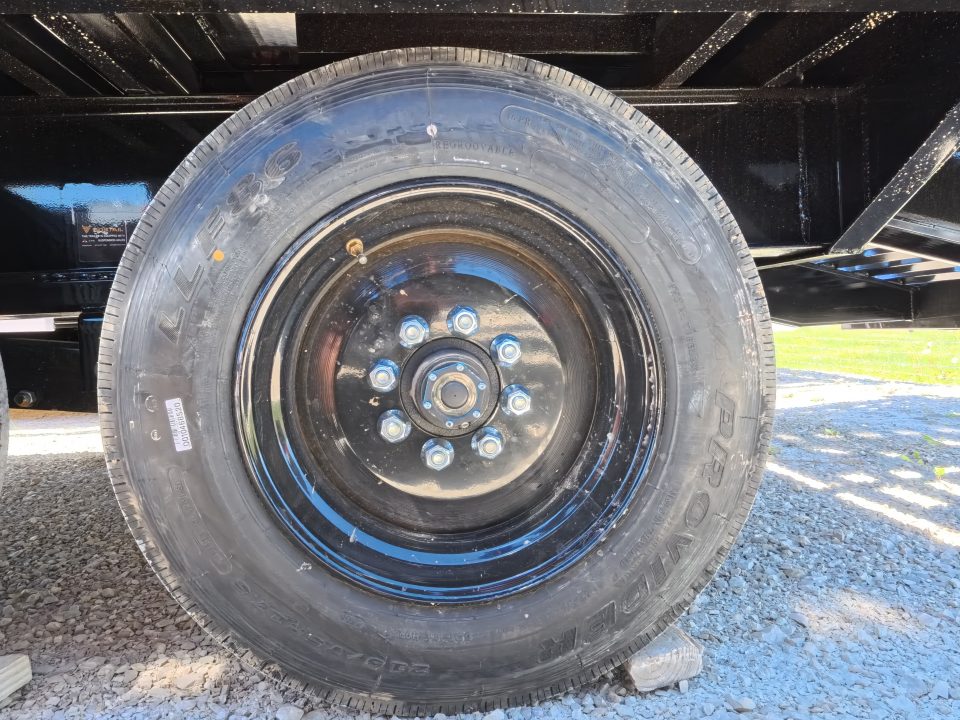 New 2026 Iron Bull 102" x 25' FDP Deckover Trailer with 16K GVWR ,16 Ply Single Tires, 5' Self Cleaning Dovetail w/Rampage Ramps