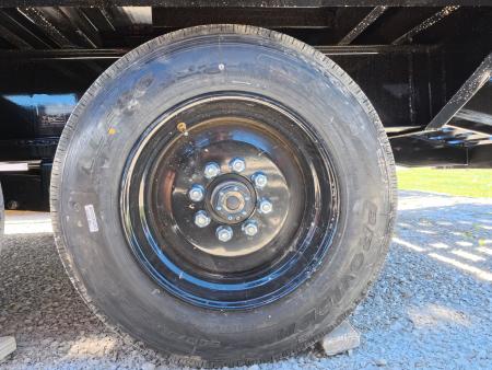 New 2026 Iron Bull 102" x 25' FDP Deckover Trailer with 16K GVWR ,16 Ply Single Tires, 5' Self Cleaning Dovetail w/Rampage Ramps