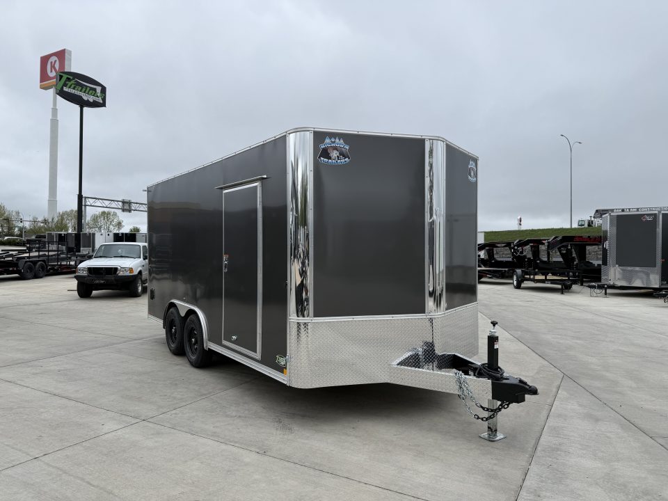New 2027 R&M Manufacturing 8.5x16+2V 10k 7ft Cargo / Enclosed Trailer