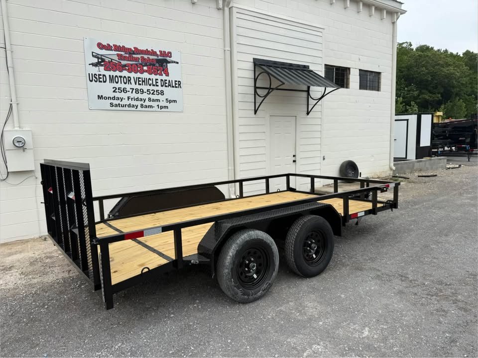 New 2026 Oak Ridge 7x14TA Utility Trailer