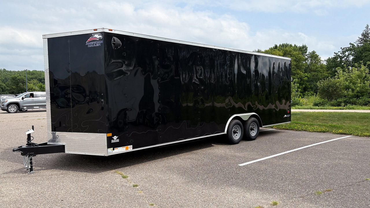 New 2026 American Hauler 8.5x24 Enclosed Cargo - Ramp door!