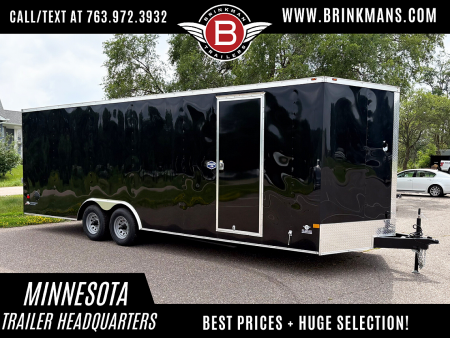 New 2026 American Hauler 8.5x24 Enclosed Cargo - Ramp door!