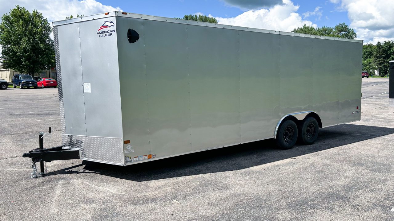 New American Hauler 8.5x24 Enclosed Trailer -- Ramp Door!
