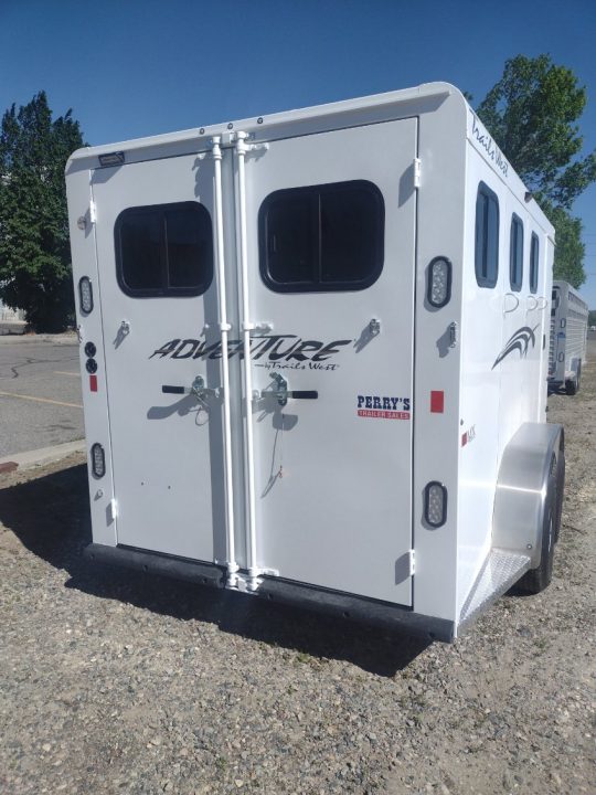 New 2027 Trails West Adventure 3 Horse Trailer