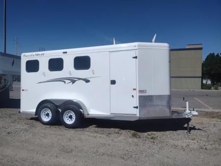New 2027 Trails West Adventure 3 Horse Trailer