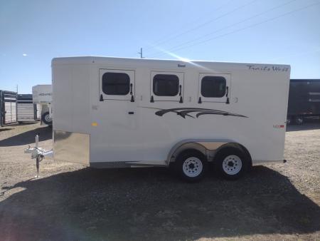 New 2027 Trails West Adventure 3 Horse Trailer