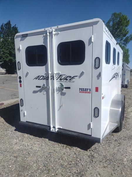 New 2027 Trails West Adventure 3 Horse Trailer