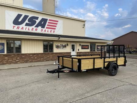 New 2026 H&H Trailers 76X12 Woodside 3K Utility Trailer
