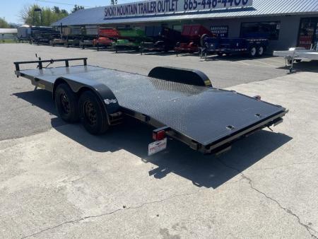 New 2026 P & T Trailers 82x17+3 7k Steel Carhauler Car Hauler
