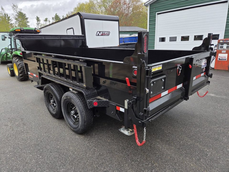 New 2026 Quality Steel and Aluminum 7x14 14,000lb gvwr dump trailer with tarp kit telescopic piston and ramps Dump Trailer