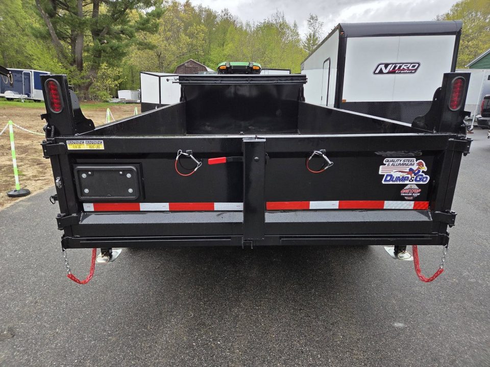 New 2026 Quality Steel and Aluminum 7x14 14,000lb gvwr dump trailer with tarp kit telescopic piston and ramps Dump Trailer