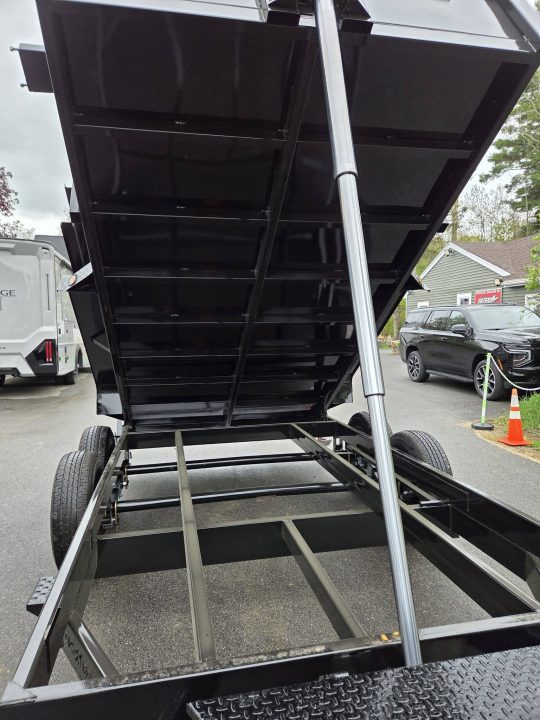 New 2026 Quality Steel and Aluminum 7x14 14,000lb gvwr dump trailer with tarp kit telescopic piston and ramps Dump Trailer